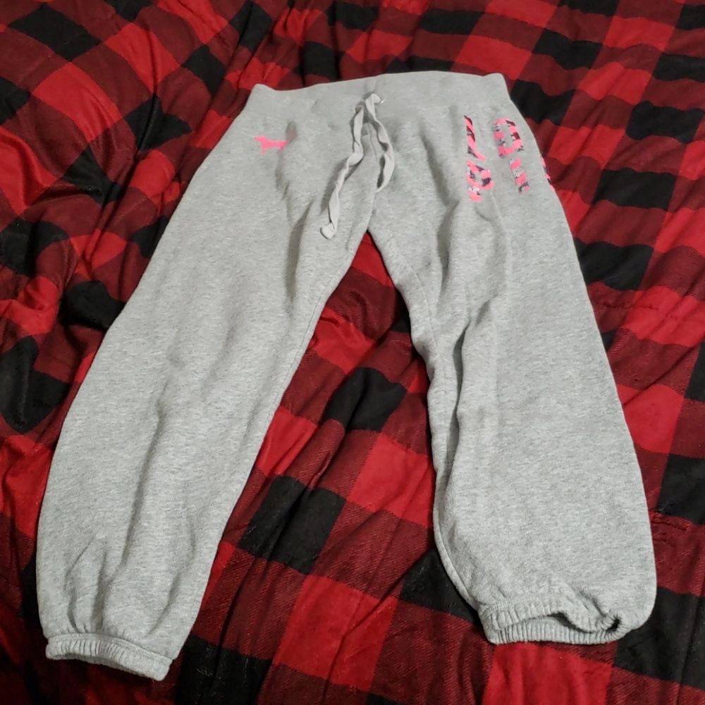 Pink capris sweats